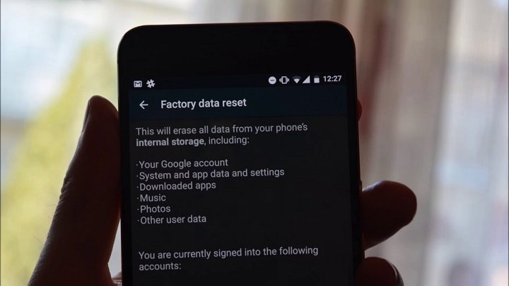 Factory Reset (As a Final Resort) of Mobile Network State Disconnected