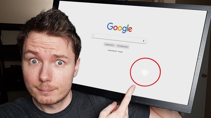 White Spots on Mobile Screen